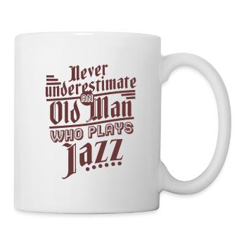 Grand-père jazz - Mug blanc - blanc - Droite