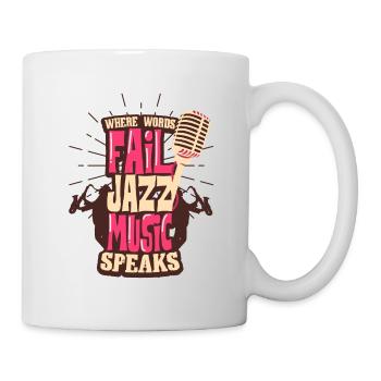 Jazz - Tasse - Weiß - Rechts