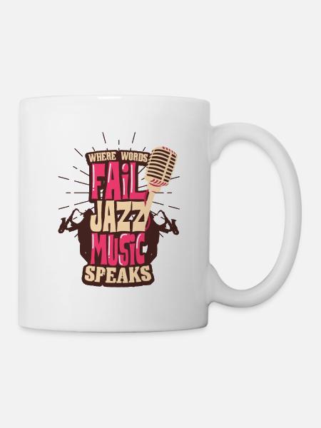 jazz - Mug - white