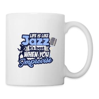 Jazz - Tasse - Weiß - Rechts