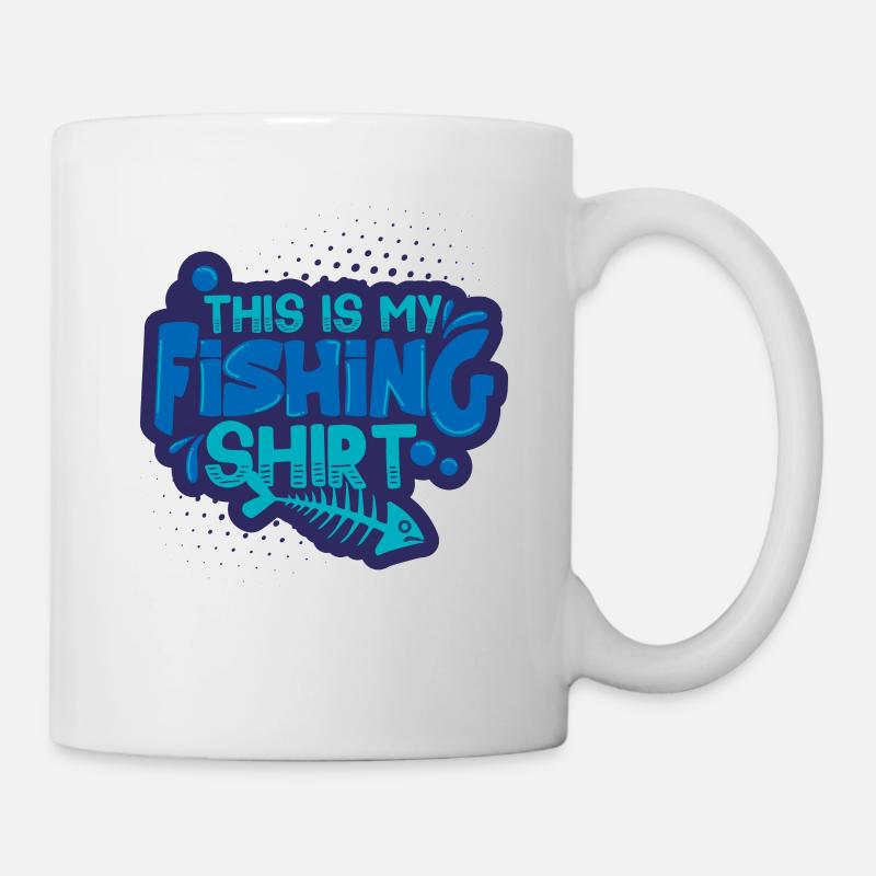 Angeln - Tasse - Weiß
