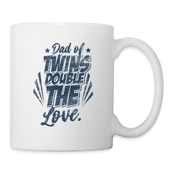 Twins dad - Mug - white - Right