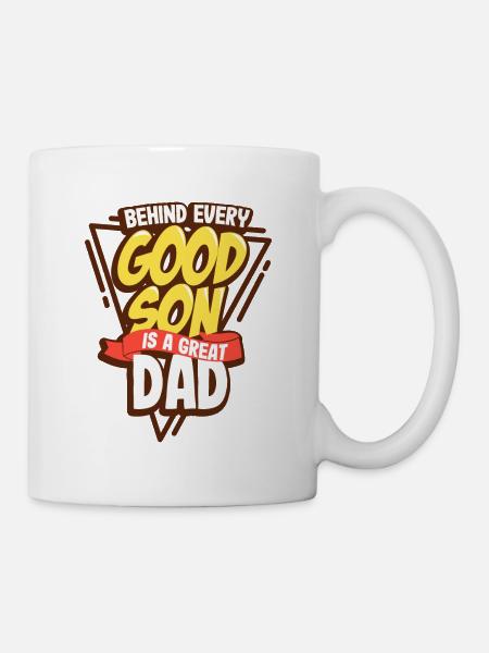 Père et fils - Mug blanc - blanc