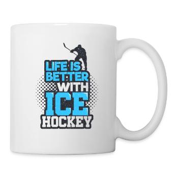 Eishockey - Tasse - Weiß - Rechts