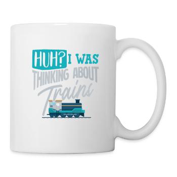 Züge Eisenbahn Zug - Tasse - Weiß - Rechts