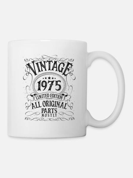 Geburtstag Jahrgang 1975 - Tasse - Weiß