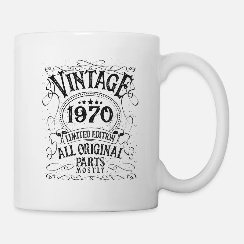 Anniversaire 1970 - Mug blanc - blanc