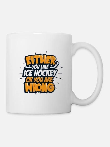 ice Hockey - Mug - white