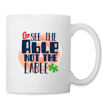 Autismus Autist - Tasse - Weiß - Rechts
