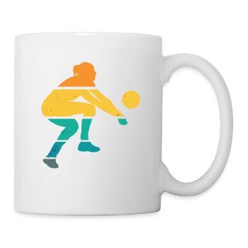 Volleyball - Tasse - Weiß - Rechts