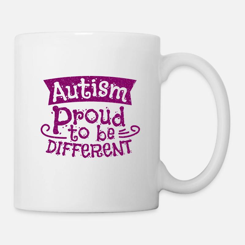 Autismus - Tasse - Weiß