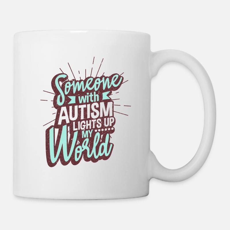 Autist Autismus - Tasse - Weiß