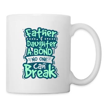 Vater und Tochter - Tasse - Weiß - Rechts