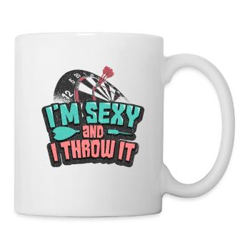 Dart Darts - Tasse - Weiß - Rechts