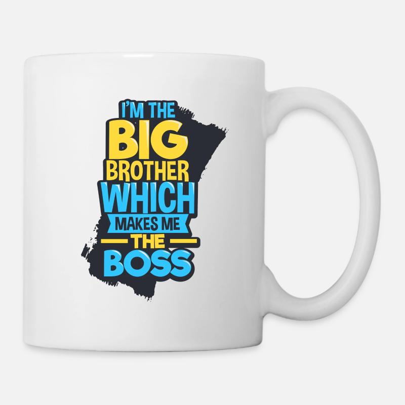 Großer Bruder - Tasse - Weiß