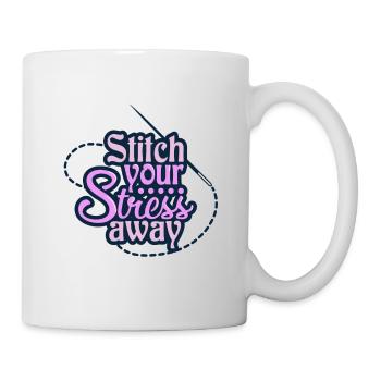 Nähen - Tasse - Weiß - Rechts