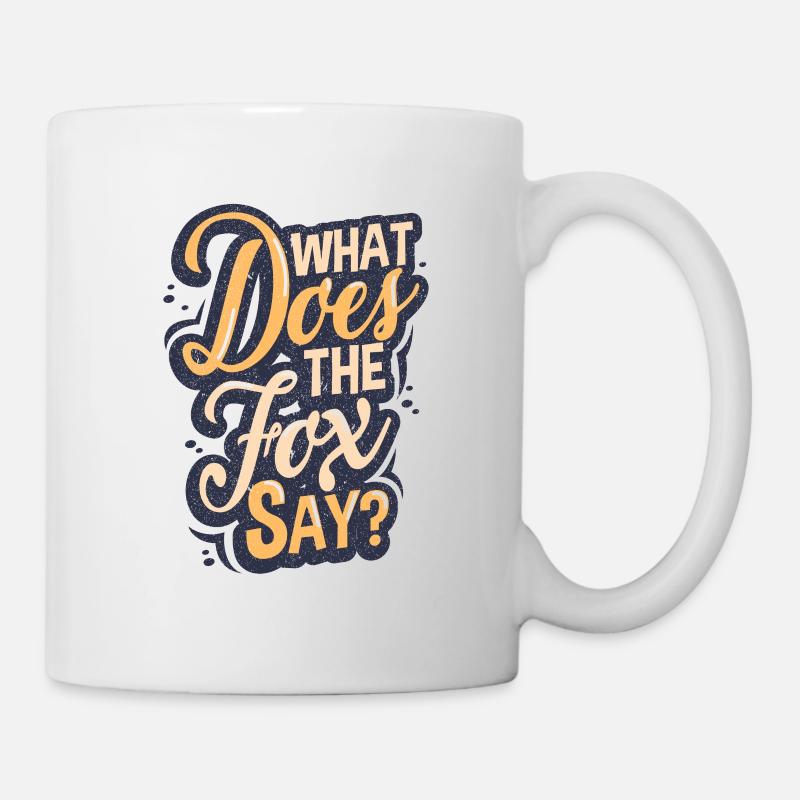Fuchs - Tasse - Weiß