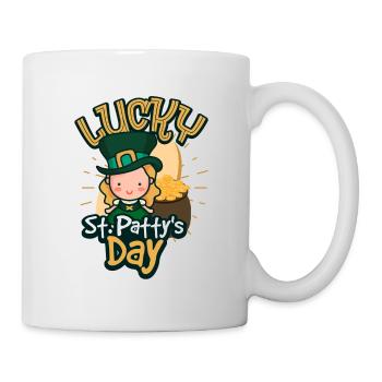 St. Patricks Day - Tasse - Weiß - Rechts