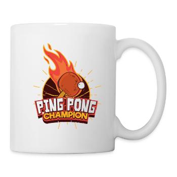 Tennis de table - Mug blanc - blanc - Droite