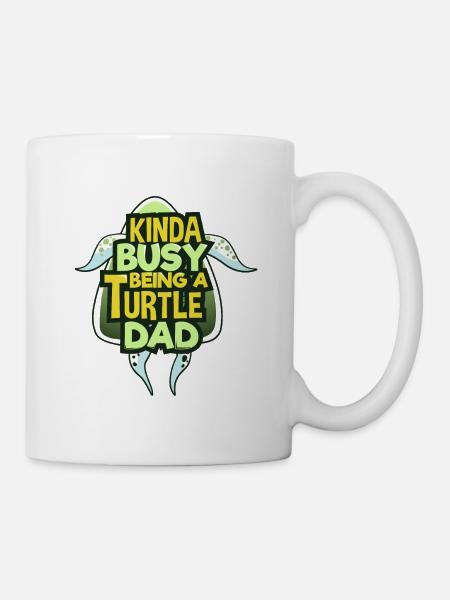 Schildkröten Papa - Tasse - Weiß