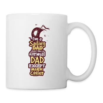 Sailing dad - Mug - white - Right