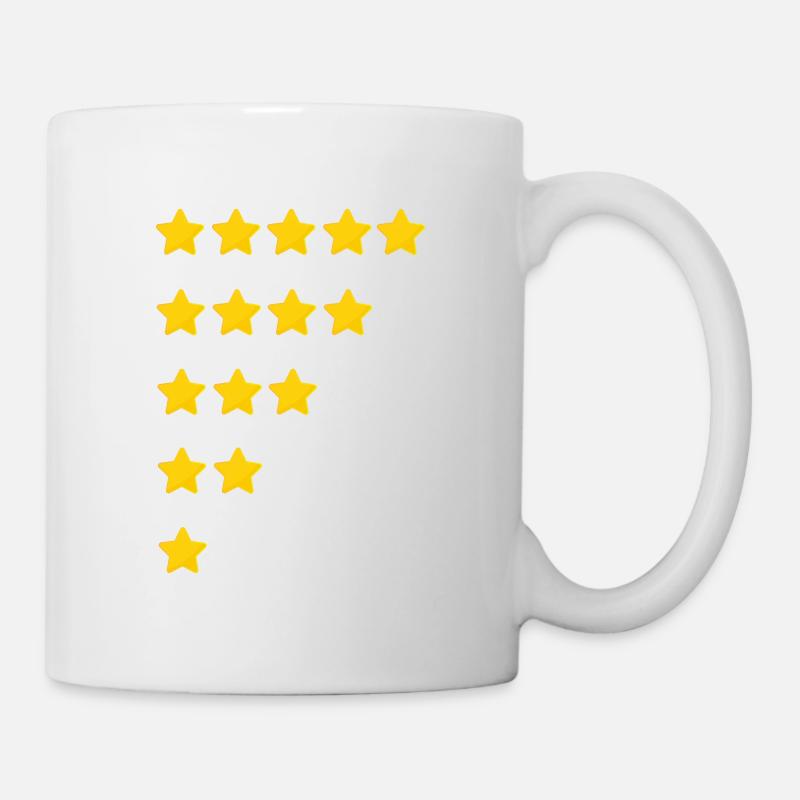 Nombre d'étoiles - Mug blanc - blanc