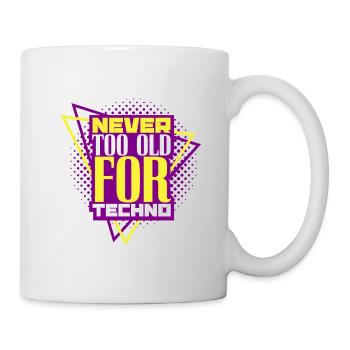 Techno - Mug blanc - blanc - Droite