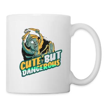 Kämpfen Karate - Tasse - Weiß - Rechts