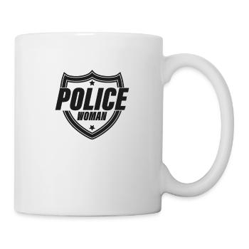 Officier de police - Mug blanc - blanc - Droite