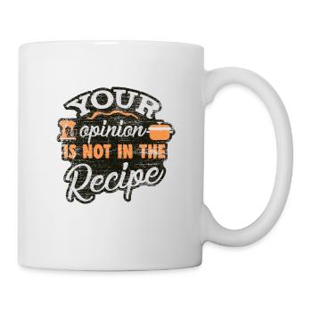 Kochen Koch - Tasse - Weiß - Rechts