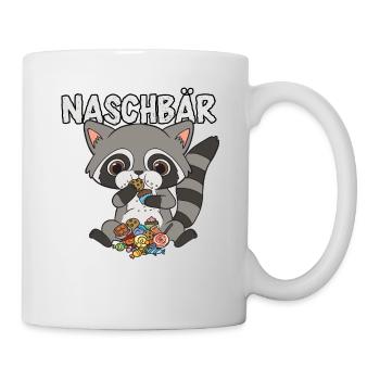 Naschbär I Waschbär Baby - Tasse - Weiß - Rechts
