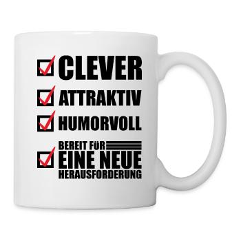 Beförderung neuer Job Kündigung Geschenk - Tasse - Weiß - Rechts