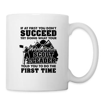 Pfadfinder Pfadfinderin Geschenk - Tasse - Weiß - Rechts
