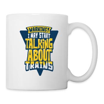 Züge - Tasse - Weiß - Rechts