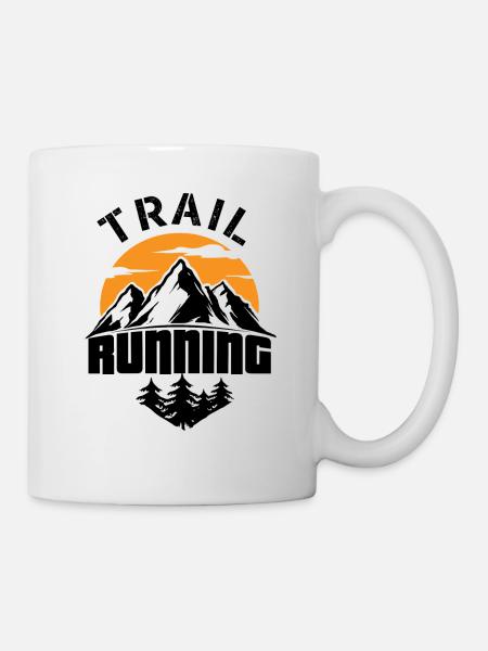 Trail Running - Mug blanc - blanc