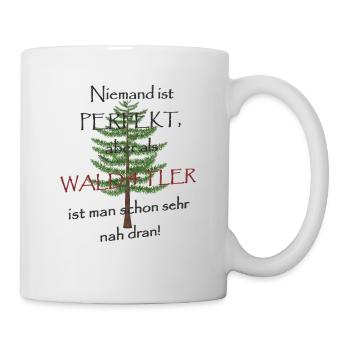 Niemand ist perfekt Waldviertler - Tasse - Weiß - Rechts