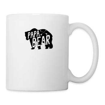 Papa Bär - Tasse - Weiß - Rechts