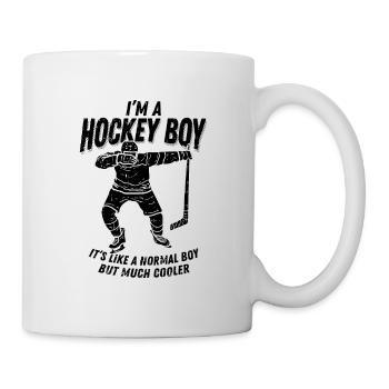 Dabbing Hockey Boy Gift - Mug - white - Right