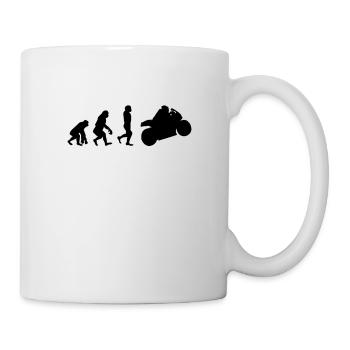 Biker Evolution - Tasse - Weiß - Rechts