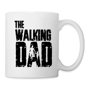 Der laufende Vater - Tasse - Weiß - Rechts