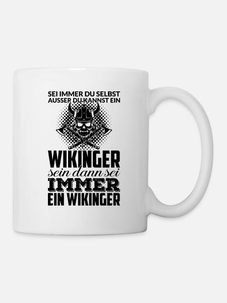 Wikinger Spruch - Tasse - Weiß