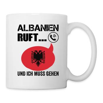 Albanien Albaner Spruch - Tasse - Weiß - Rechts