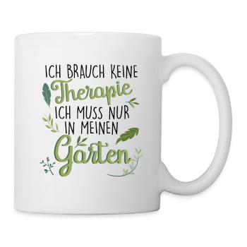 Therapie Garten - Tasse - Weiß - Rechts