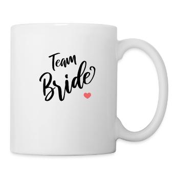 Mariée d'équipe - Mug blanc - blanc - Droite