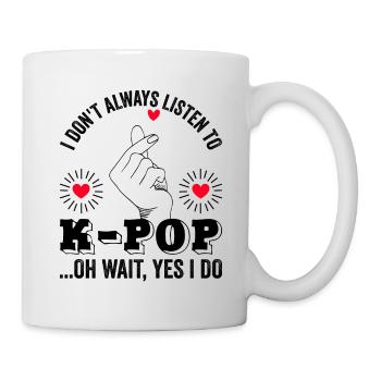 K-Pop Kpop Südkorea Seoul Koreanisch Geschenkidee - Tasse - Weiß - Rechts