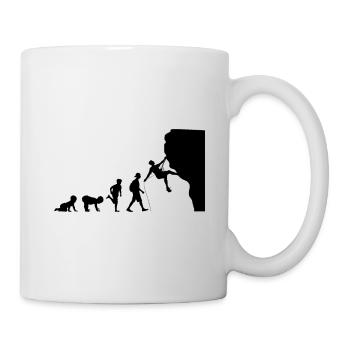 Climbing evolution - Mug - white - Right