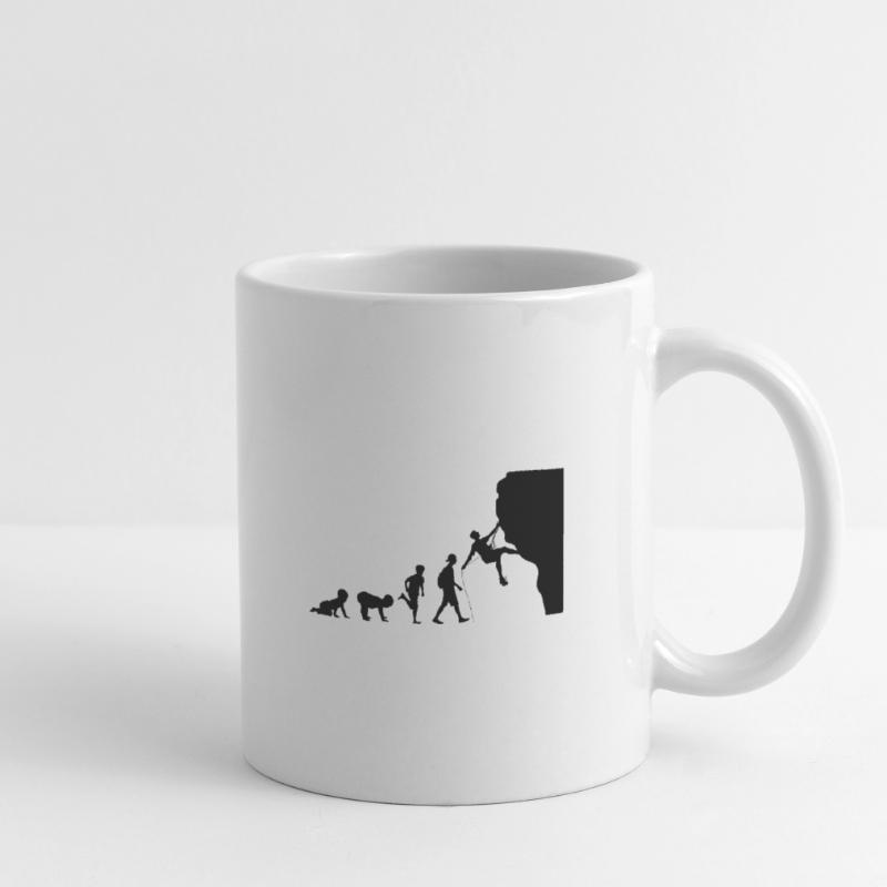 Kletternde Evolution Tasse