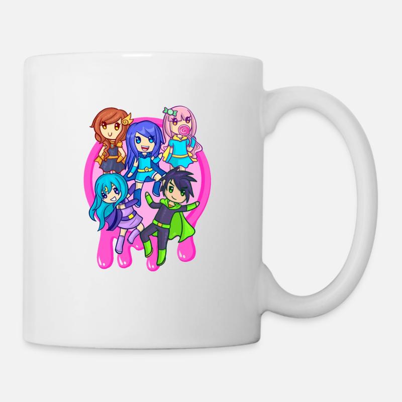 Super-héros Pink Slime Krew - Mug blanc - blanc