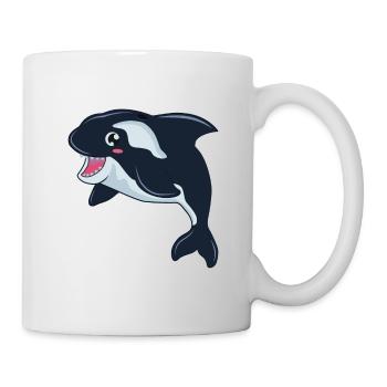 Orca Wal - Tasse - Weiß - Rechts