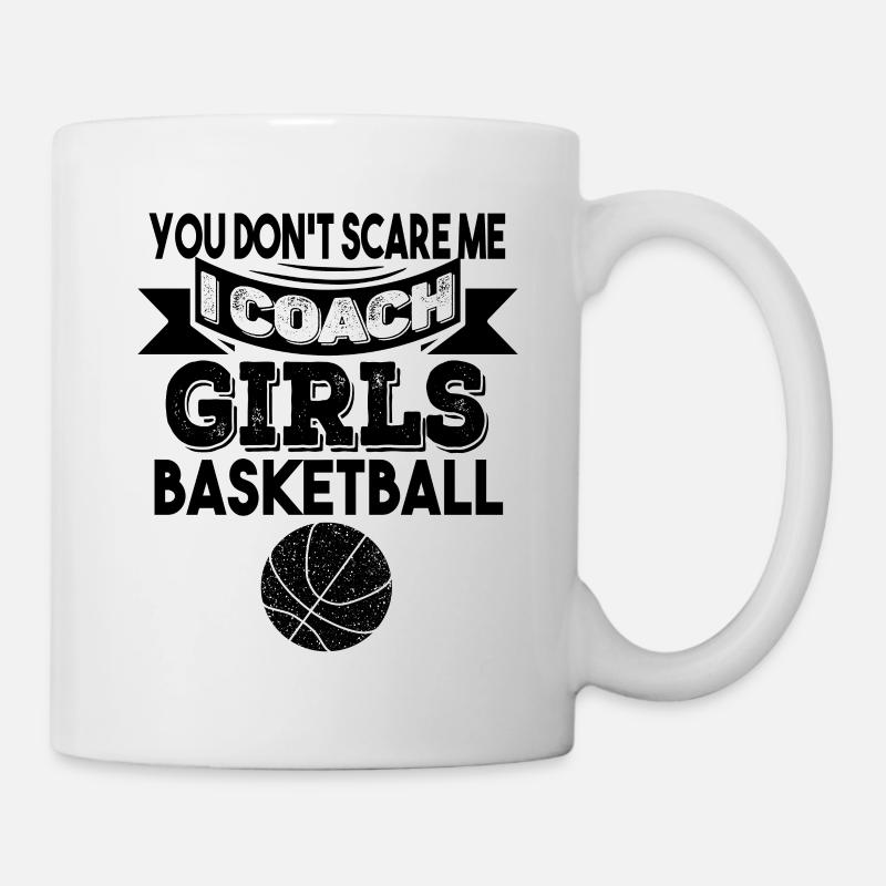 Weibliche Basketball-Coach - Tasse - Weiß